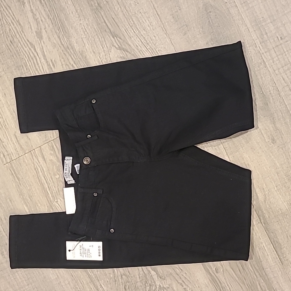 Judy Blue, black high waisted skinny jeans, NWT, Size 7